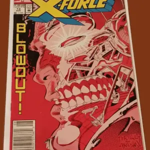 X-Force #13 (Marvel Comics, August 1992) – Cable vs. the Machines in “Blowout!” X-Force #13 (Marvel Comics, August 1992) – Cable vs. the Machines in “Blowout!”