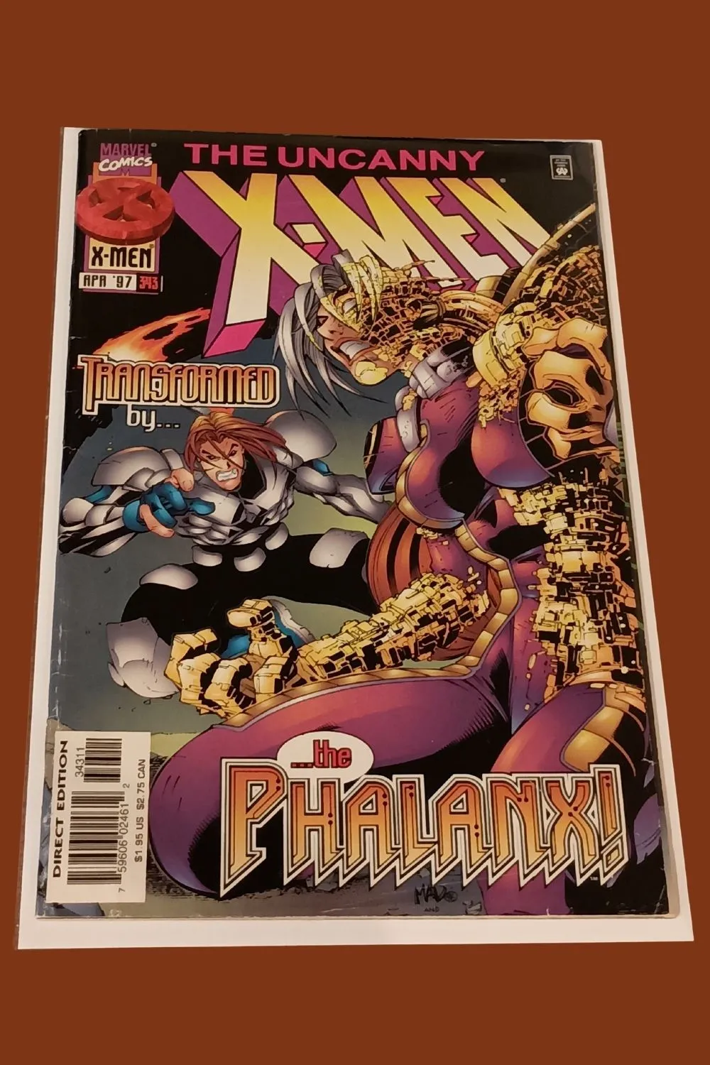The Uncanny X-Men #343 (Marvel Comics, April 1997) – Transformed by the Phalanx! The Uncanny X-Men #343 (Marvel Comics, April 1997) – Transformed by the Phalanx!