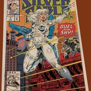 Silver Sable and the Wild Pack #3 (Marvel Comics, August 1992) – “Duel in the Sky!” Gatling’s Big Guns Part 2