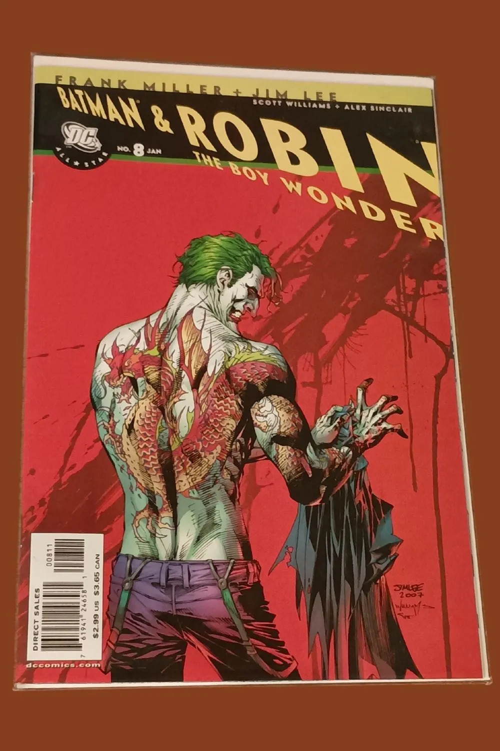 Batman & Robin: The Boy Wonder #8 – Jim Lee Joker Cover (DC Comics) Batman & Robin: The Boy Wonder #8 – Jim Lee Joker Cover (DC Comics)