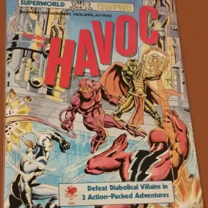 Trouble for HAVOC (1984) – Superworld / Villains & Vigilantes / Champions Adventure Module by Chaosium