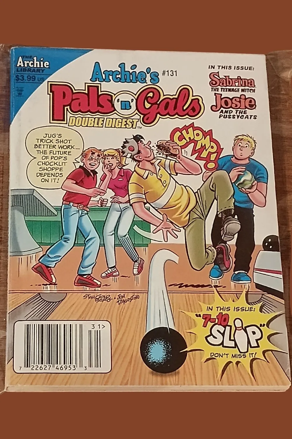 Archie’s Pals ’n’ Gals Double Digest #131 – Classic Archie Bowling Chaos & Sabrina/Josie Stories Archie’s Pals ’n’ Gals Double Digest #131 – Classic Archie Bowling Chaos & Sabrina/Josie Stories