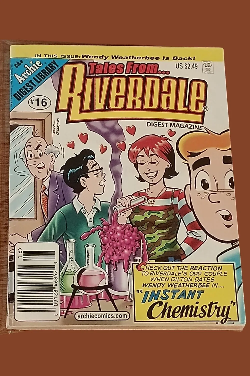 Tales From Riverdale Digest Magazine #16 – Wendy Weatherbee Returns in “Instant Chemistry!” Tales From Riverdale Digest Magazine #16 – Wendy Weatherbee Returns in “Instant Chemistry!”