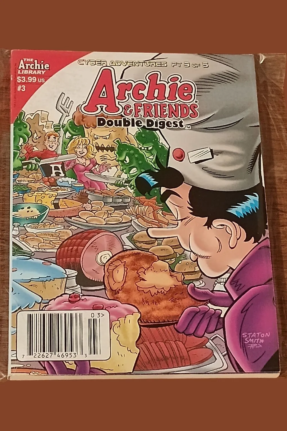 Archie & Friends Double Digest #3 – Cyber Adventures Finale & Jughead’s Epic Food Battle Cover Archie & Friends Double Digest #3 – Cyber Adventures Finale & Jughead’s Epic Food Battle Cover