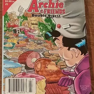 Archie & Friends Double Digest #3 – Cyber Adventures Finale with Jughead Food Frenzy Cover Archie & Friends Double Digest #3 – Cyber Adventures Finale with Jughead Food Frenzy Cover