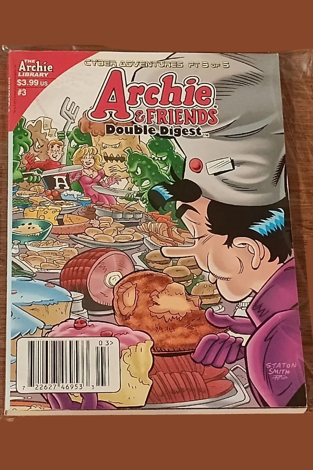Archie & Friends Double Digest #3 – Cyber Adventures Finale with Jughead Food Frenzy Cover Archie & Friends Double Digest #3 – Cyber Adventures Finale with Jughead Food Frenzy Cover