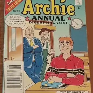 Archie Annual Digest Magazine #69 – Classic School-Day Comedy Issue Archie Annual Digest Magazine #69 – Classic School-Day Comedy Issue