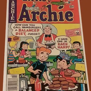 Little Archie #123 (October) – Classic Jughead Hamburger Gag Comic