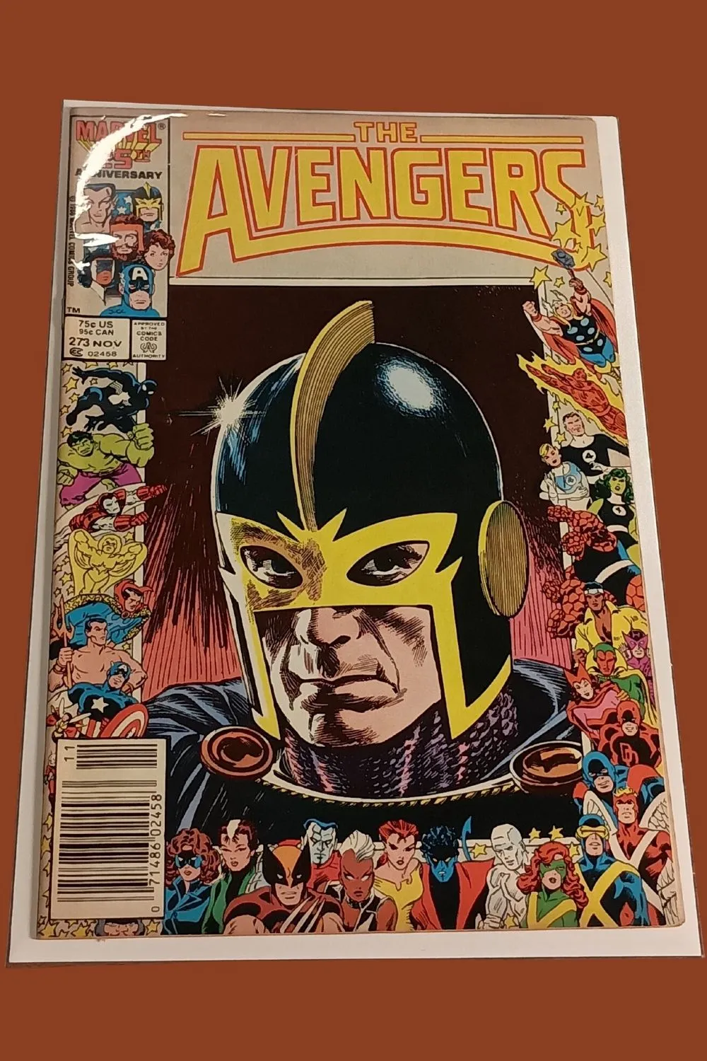 The Avengers #273 – Classic Marvel Team Epic with Iconic Character Collage Cover The Avengers #273 – Classic Marvel Team Epic with Iconic Character Collage Cover