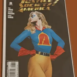 Justice Society of America #8 (DC Comics) — Classic Power Girl Cover, Geoff Johns Era Justice Society of America #8 (DC Comics) — Classic Power Girl Cover, Geoff Johns Era