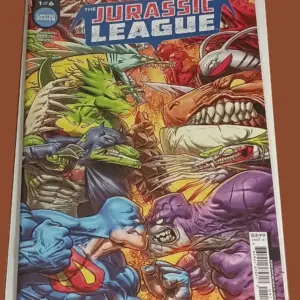 The Jurassic League #1D β D Variant Cover (DC Comics, Limited Series) The Jurassic League #1D β D Variant Cover (DC Comics, Limited Series)