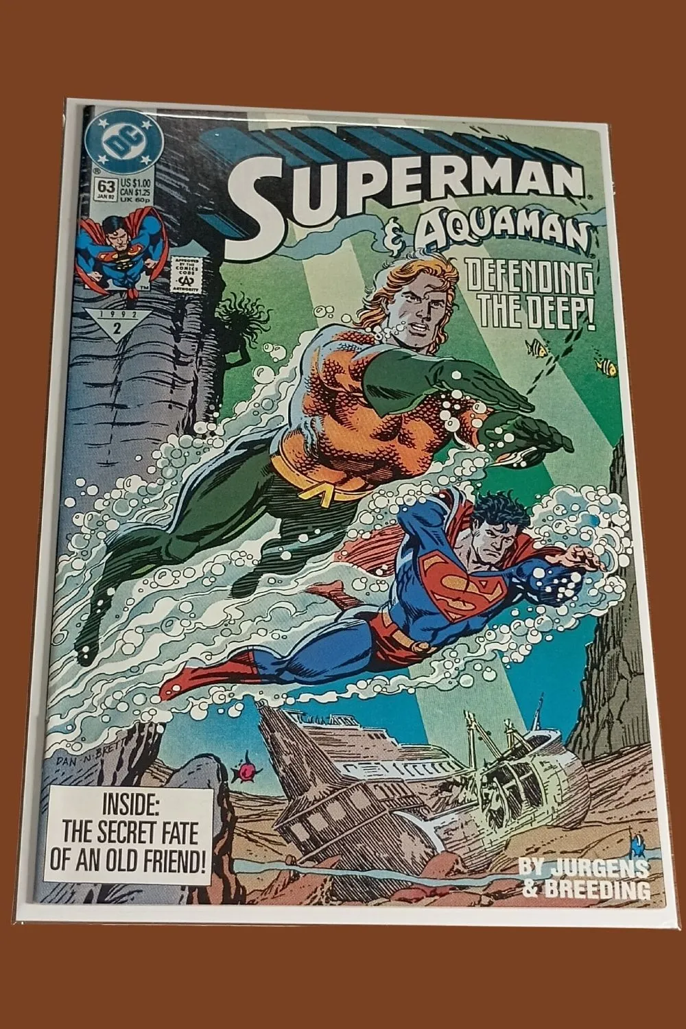 Superman #63 – Superman & Aquaman: Defending the Deep! (DC Comics) Superman #63 – Superman & Aquaman: Defending the Deep! (DC Comics)