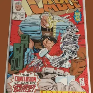 Cable #2 (1993) Marvel Comics – Blood & Metal Part 2 – Conclusion of Cable’s Greatest Battle