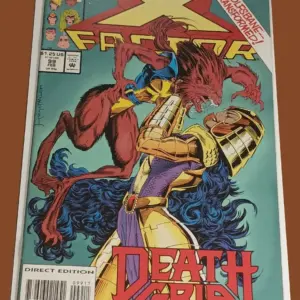X-Factor #99 (1994) Marvel Comics – Death Grip – Wolfsbane Transformed – Direct Edition