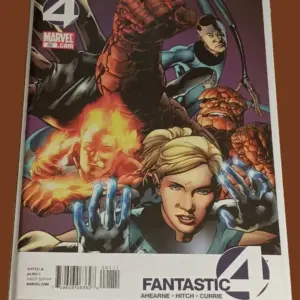 Fantastic Four #32 (2011) Marvel Comics – Ahearne • Hitch • Currie – Modern Marvel Team Issue