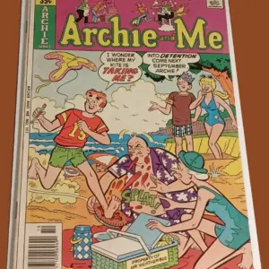 Archie and Me #105 (Bronze Age Archie Comics) – Classic Beach Cover Archie and Me #105 (Bronze Age Archie Comics) – Classic Beach Cover