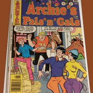 Archie’s Pals ’n’ Gals #117 (September) – Moose & Reggie Farm Cover – Bronze Age Archie Comic