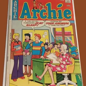 Archie #253 (June) – Classic Classroom Cover – Bronze Age Archie Comic