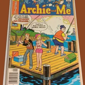 Archie and Me #104 – Classic Fishing Dock Cover – Bronze Age Archie Comic