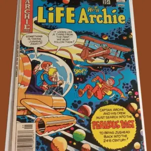 Life With Archie #185 (September) – “Perilous Past” Sci-Fi Cover – Bronze Age Archie Comic