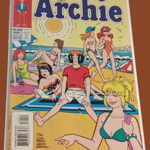 Archie #462 (August 1987) – Classic Beach Cover – Archie Comics Direct Edition