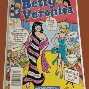 Betty and Veronica #134 (April 1999) – Riverdale Fashion Show Cover – Archie Comics Direct Edition Betty and Veronica #134 (April 1999) – Riverdale Fashion Show Cover – Archie Comics Direct Edition