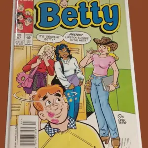 Betty #97 (2001) – “Fastest Lipstick-Slinger in the West” Cover – Archie Comics Direct Edition Betty #97 (2001) – “Fastest Lipstick-Slinger in the West” Cover – Archie Comics Direct Edition