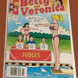 Betty and Veronica #93 (November 1995) β Poolside Judges Cover β Archie Comics Direct Edition Betty and Veronica #93 (November 1995) β Poolside Judges Cover β Archie Comics Direct Edition