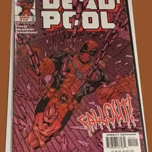 Deadpool #14 (Marvel Comics, 1998 Series) – “Fallout!” – Direct Edition Deadpool #14 (Marvel Comics, 1998 Series) – “Fallout!” – Direct Edition