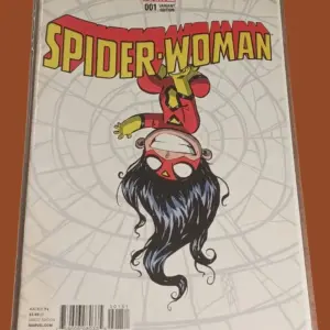 Spider-Woman #1 Variant Edition Marvel Comics – Skottie Young Baby Variant Cover Spider-Woman #1 Variant Edition Marvel Comics – Skottie Young Baby Variant Cover