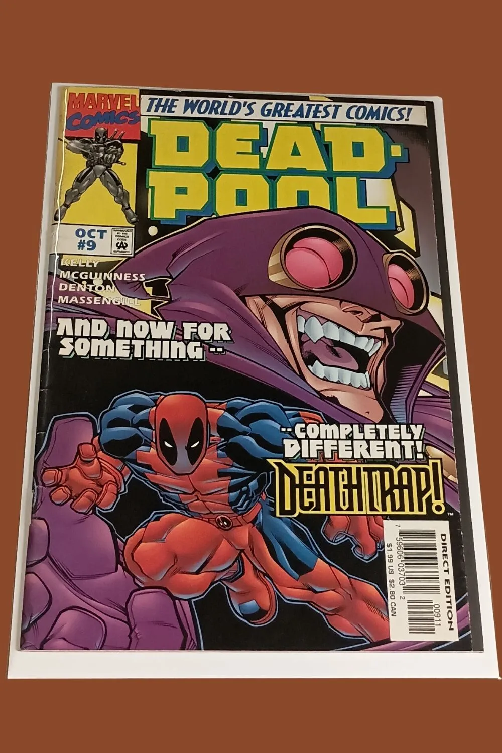 Deadpool #9 Marvel Comics October Issue β Deathtrap Storyline Direct Edition Deadpool #9 Marvel Comics October Issue β Deathtrap Storyline Direct Edition