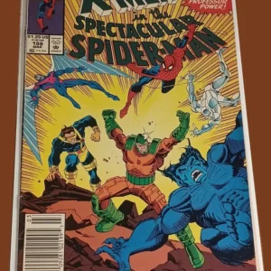 X-Men and the Spectacular Spider-Man #198 (1993) Marvel Comics – Spider-Man vs X-Men Cover X-Men and the Spectacular Spider-Man #198 (1993) Marvel Comics – Spider-Man vs X-Men Cover
