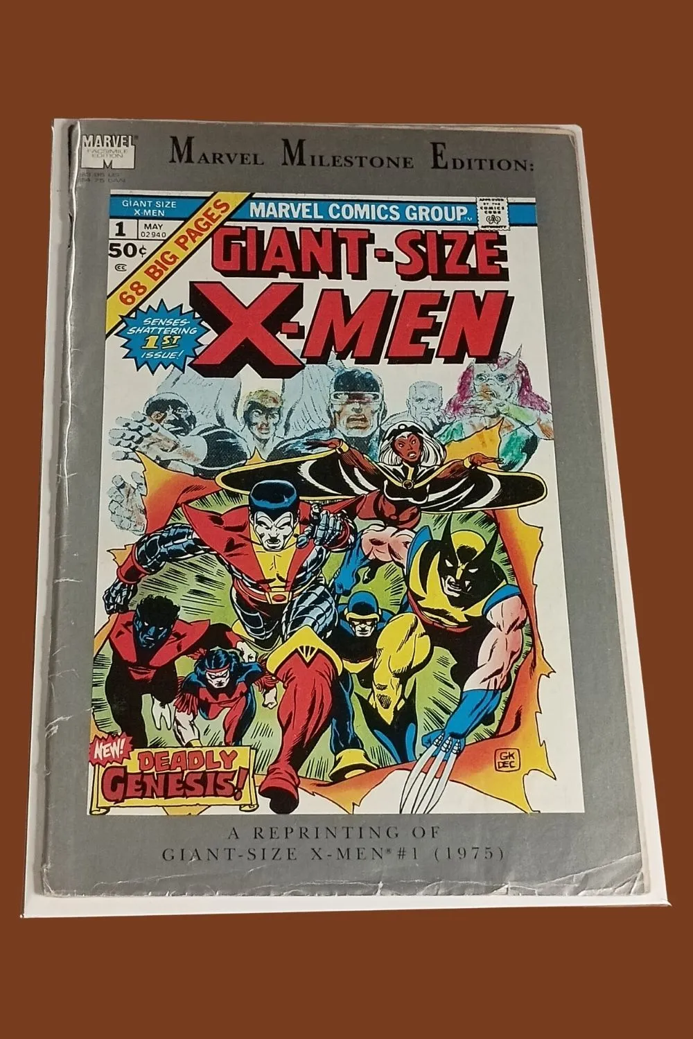 Marvel Milestone Edition: Giant-Size X-Men #1 (1992 Reprint) β Classic X-Men Relaunch Issue Marvel Milestone Edition: Giant-Size X-Men #1 (1992 Reprint) β Classic X-Men Relaunch Issue