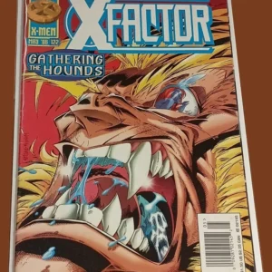 X-Factor #122 (1996) Marvel Comics – Sabretooth Appearance – Gathering the Hounds Storyline