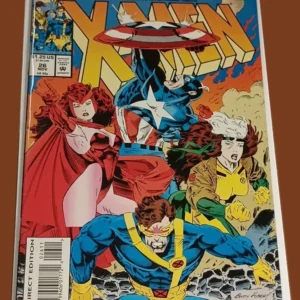 X-Men #26 (1993) Marvel Comics – Bloodties Part 2 – Captain America, Cyclops, Rogue, Scarlet Witch
