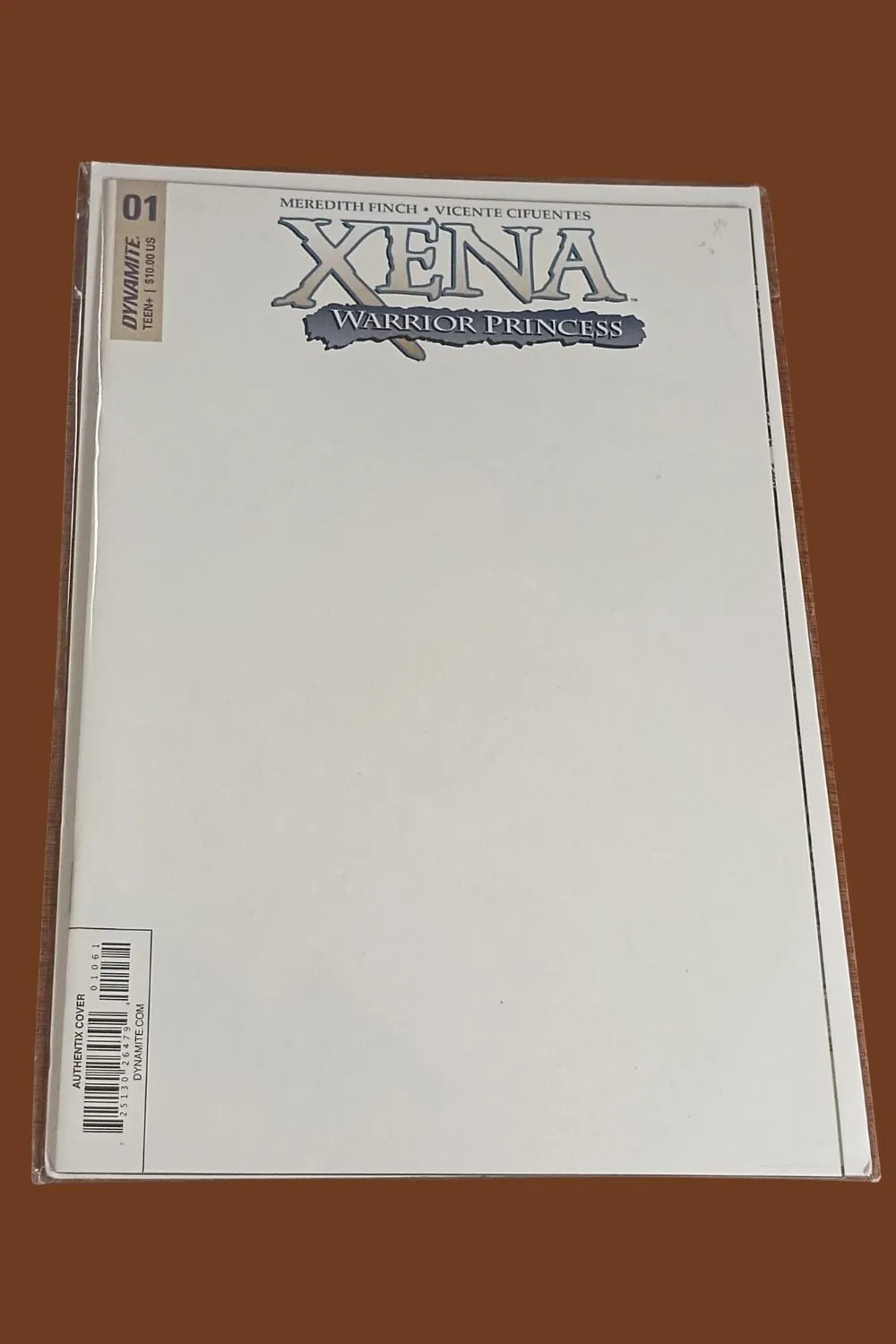 Xena: Warrior Princess #1 Blank Sketch Cover (Dynamite) β Variant Sketch Edition Xena: Warrior Princess #1 Blank Sketch Cover (Dynamite) β Variant Sketch Edition