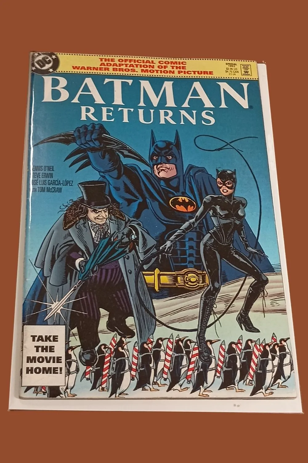 Batman Returns Official Movie Adaptation (1992) DC Comics β Catwoman & Penguin Batman Returns Official Movie Adaptation (1992) DC Comics β Catwoman & Penguin
