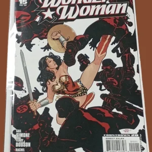 Wonder Woman #15 (DC Comics, 2008) Gail Simone Run – Action-Packed Battle Cover