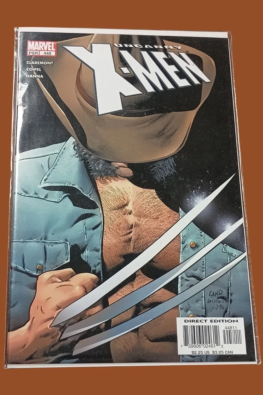Uncanny X-Men #448 (2004) Marvel Comics – Chris Claremont Story, Wolverine Cover Uncanny X-Men #448 (2004) Marvel Comics – Chris Claremont Story, Wolverine Cover