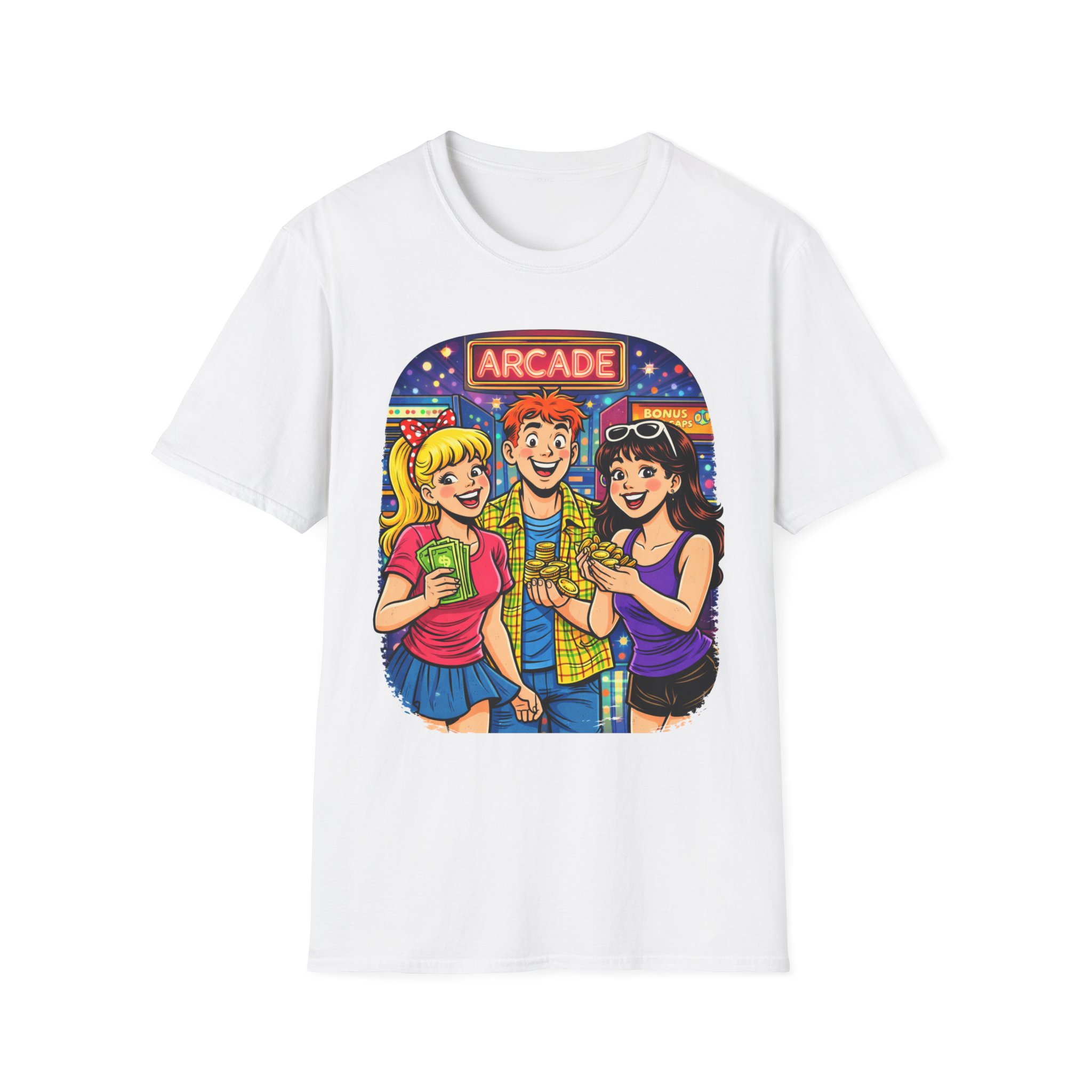 Retro Arcade Nights T-Shirt โ Vintage Gaming Vibes Tee for Classic Arcade Fans Retro Arcade Nights T-Shirt โ Vintage Gaming Vibes Tee for Classic Arcade Fans