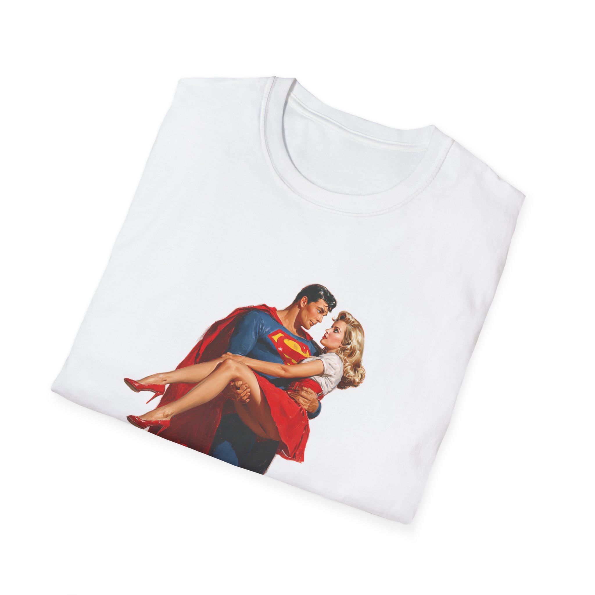 Superhero Couple Graphic T-Shirt Superhero Couple Graphic T-Shirt - Image 4