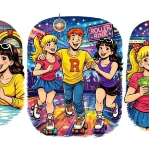 Retro Vibes Digital Art Pack – 5 Vintage Style Posters, Phone & Desktop Wallpapers Bundle