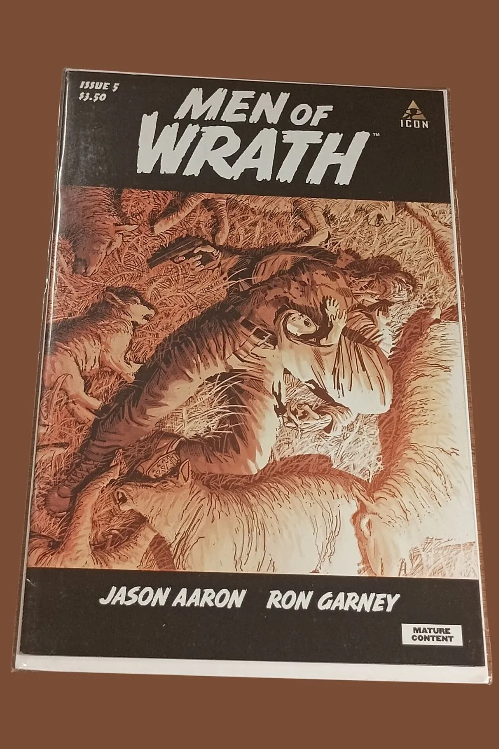 Men of Wrath #5 (2015) Image Comics β Jason Aaron Ron Garney β Crime Noir Series Finale Men of Wrath #5 (2015) Image Comics β Jason Aaron Ron Garney β Crime Noir Series Finale