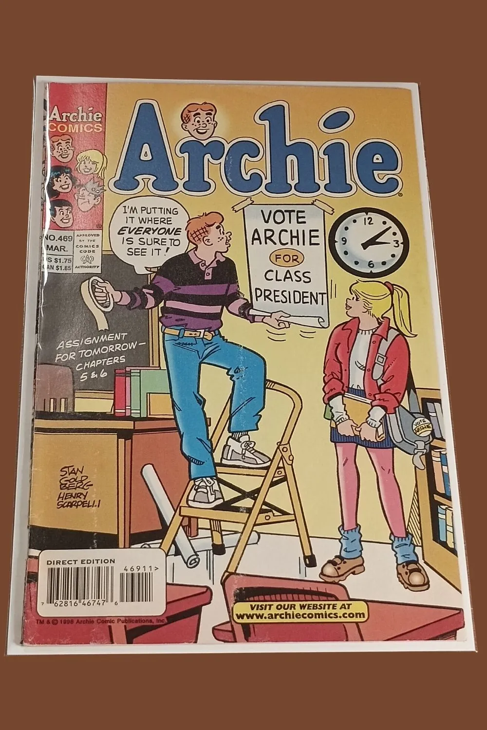 Archie #469 Direct Edition β Archie Comics Class President Collectible Issue Archie #469 Direct Edition β Archie Comics Class President Collectible Issue